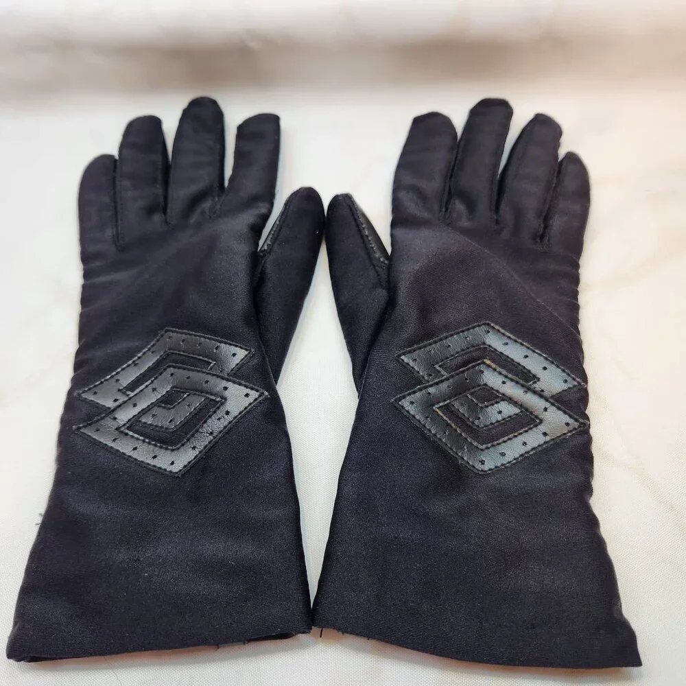 Vintage Driving Gloves Women's Small Black Thinsulate‎ Thermal Insulation Lined